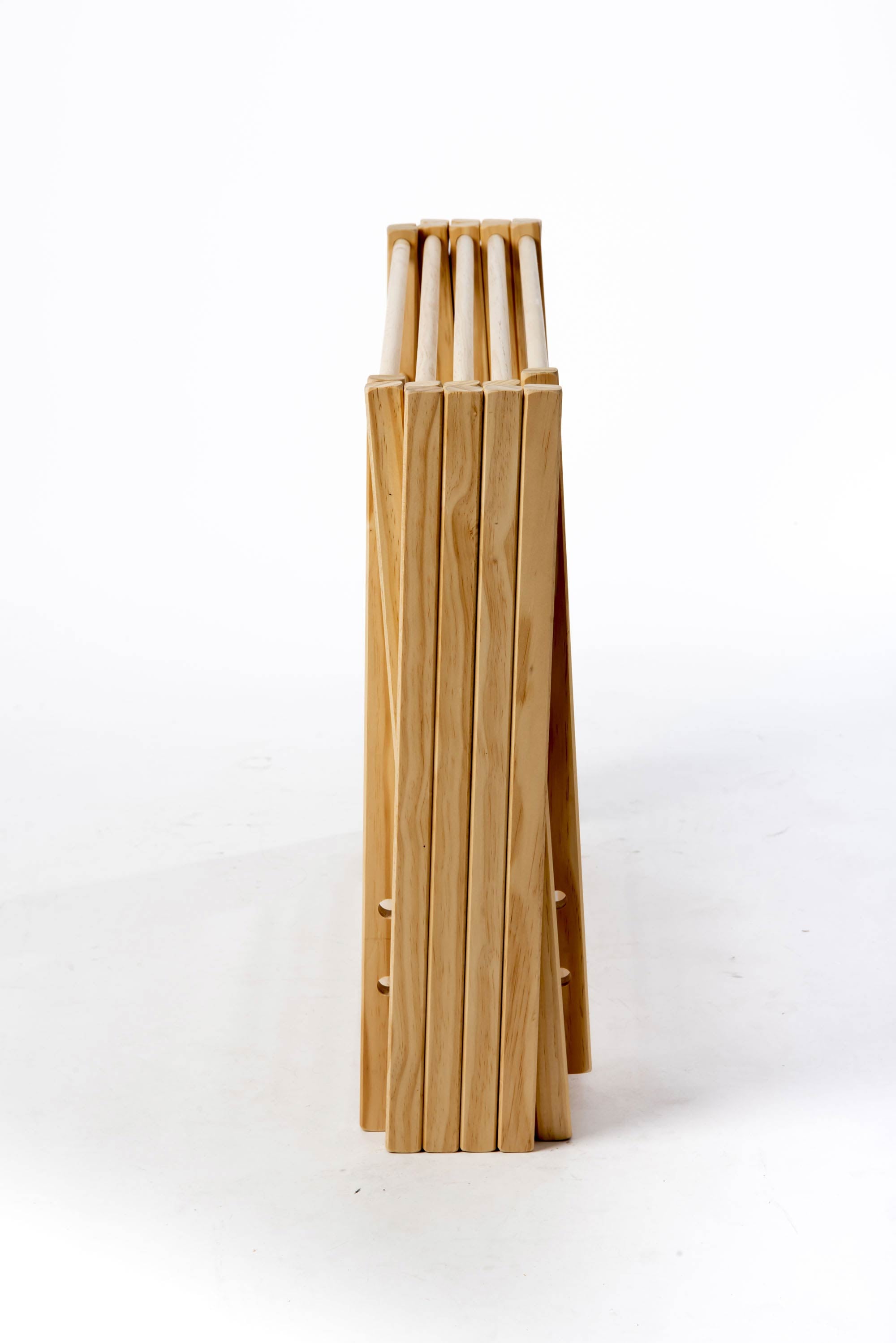 Wooden clothes airer on a white background Victoria James Home Eco Deluxe Clothes Airer