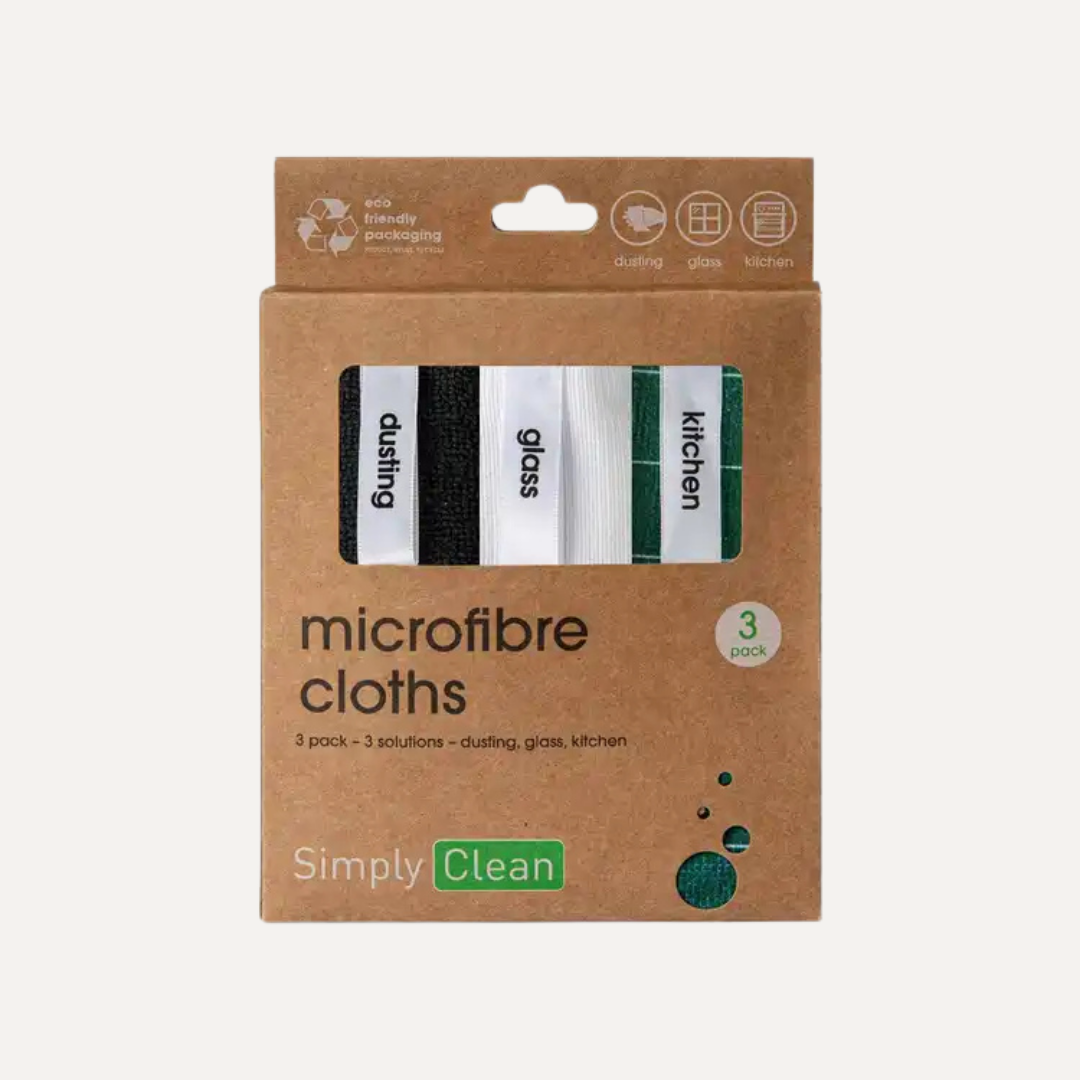 Microfibre Labelled Cloths - 3 Pack