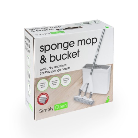 Sponge Mop & Bucket 