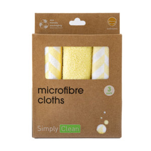 Microfibre Cloths 3 Pack - Yellow